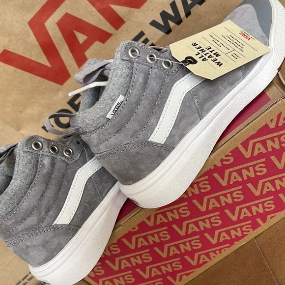 Vans Ultrarange Hi MTE Wool Frost Gray sneakers WMNS boots - Picture 15 of 16